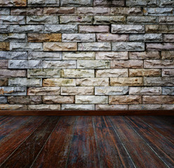 Interior grunge room.