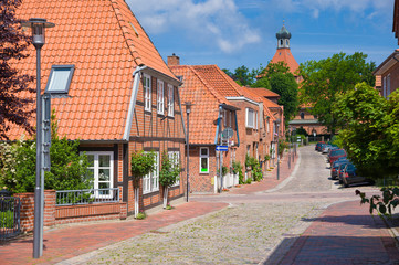 Historische Johannisstraße in Oldenburg in Holstein