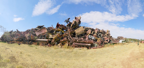 Eritrea’s War of Independence Tank Graveyard  in Asmara  © robnaw