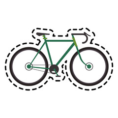 bike or bicycle icon image vector illustration design 