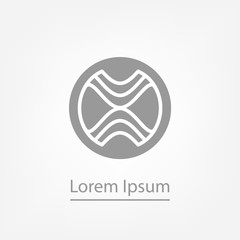 Abstract business logo. Universal creative symbol. Logo design vector template.