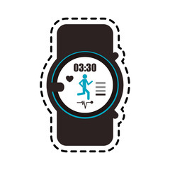 heart rate monitor icon image vector illustration design 