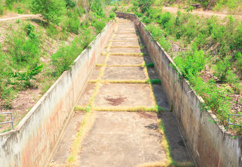 The dried canal