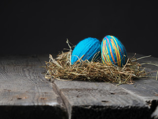 Two colorful Easter eggs © Andreas Berheide
