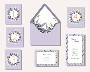 floral wedding patterns vector design gray and peach