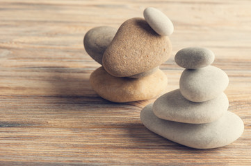 zen composition with stones