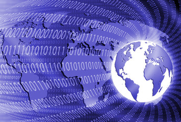 abstract technological background close up.3D images