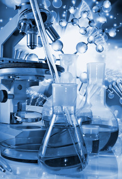 images chemical glassware and instruments closeup