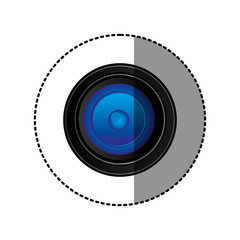 back camera lense icon, vector illustraction design image
