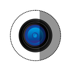 back camera lense icon, vector illustraction design image