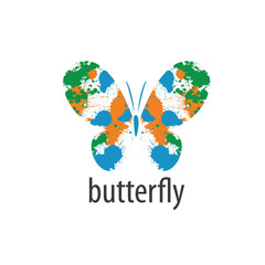 vector butterfly logo