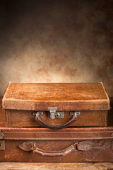 Antique suitcases