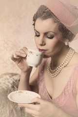 Vintage twenties woman