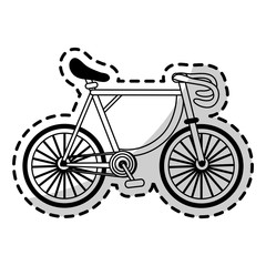 bike or bicycle icon image vector illustration design 