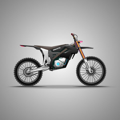 Electric, extreme motorcycle. E-bike.