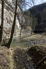 Naklejka na ściany i meble Raabklamm bei Arzberg in der Steiermark, Österreich