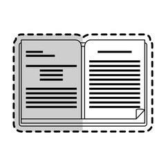 open book icon image vector illustration design 