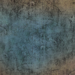 Fototapeta premium Blue Grey Abstract Background Painted Scratched Wall