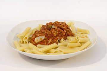 Exquisite bolognesa italian sauce pasta perfect and delicious meal. 