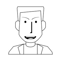 Obraz na płótnie Canvas man portrait icon image vector illustration design 