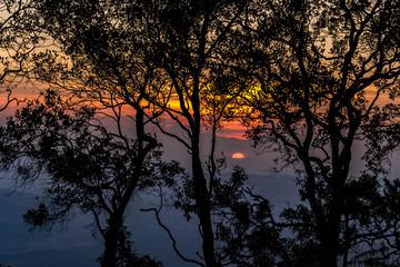 Huai Yang reservoir in Phu Kradueng city - Loei, Thailand