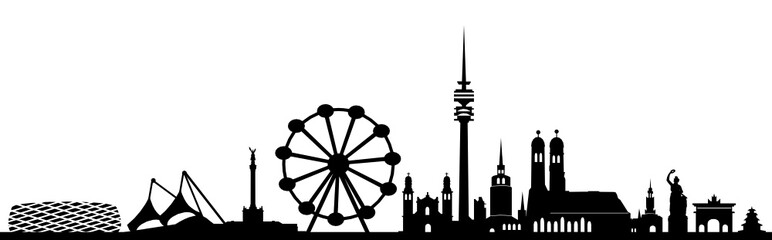 Obraz premium Skyline München
