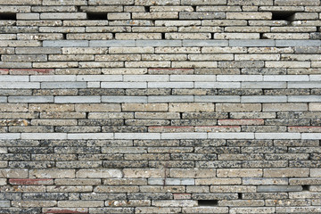 background of wall made from square stones