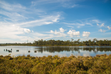 Huai Yang reservoir in Phu Kradueng city - Loei, Thailand