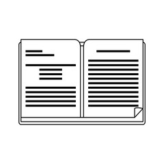 open book icon image vector illustration design 