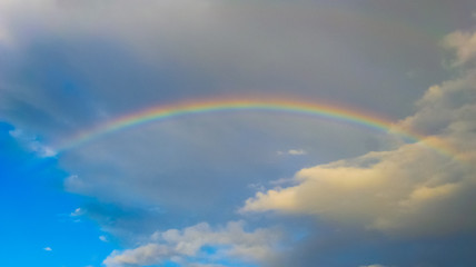 Fototapeta premium A rainbow in the sky