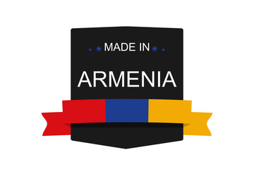 Made in Armenia logo, vector