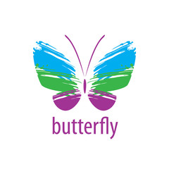 vector butterfly logo