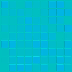 Geometric pattern with rectangles depicted in blue tone.