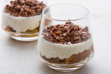 tiramisu in glass