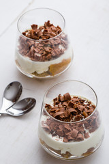 tiramisu in glass