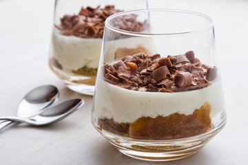 tiramisu in glass