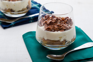 tiramisu in glass