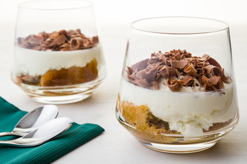 tiramisu in glass