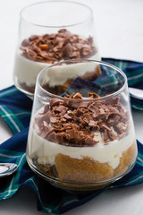 tiramisu in glass