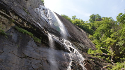 Mountain waterfall