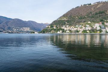 Fototapeta premium Panorama di Como - Lago di Como