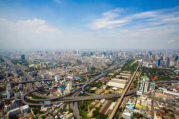 Fototapeta na wymiar Beautiful views of the capital of Thailand Bangkok.