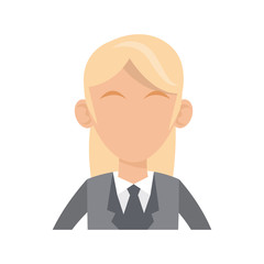 woman face cartoon icon over white background. colorful design. vector illustration