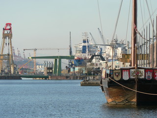 in einem hafen
