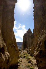 Am Fuße der Schlucht