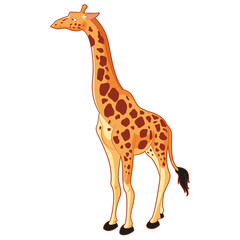 Giraffe cartoon style