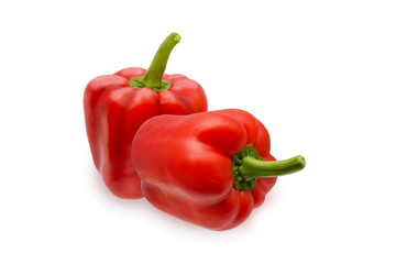 Sweet pepper isolated on a white background