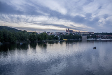 Castle in the sunset 