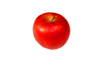 Red apple isolated on white background