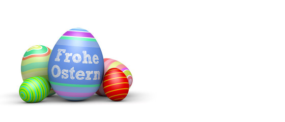 Fototapeta premium Ostern / Ostereier / Holz / Hintegrund